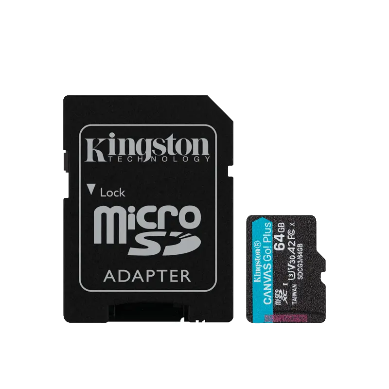 Kingston Canvas Go Plus 64GB microSD SDCG3/64GB
